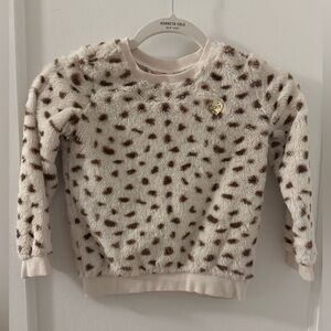 Juicy Couture Kids' Cream and Brown Leopard Sweatshirt